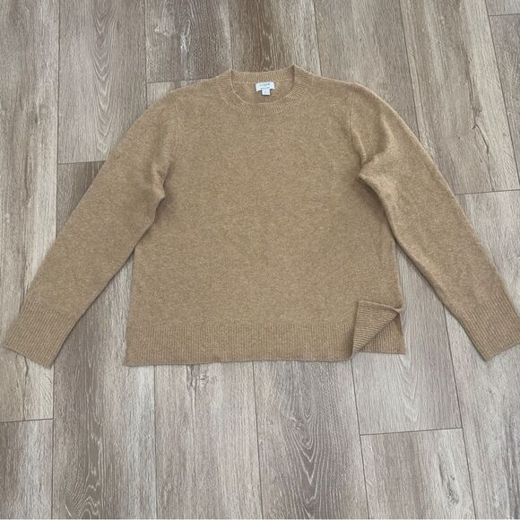 J Crew Extra Soft Yarn Wool Blend Crewneck Sweater Size Large Style BU223 - Picture 4 of 12